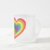 Rainbow Heart Tasse (VorderseiteRechts)