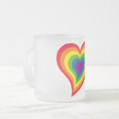 Rainbow Heart Tasse (Vorderseite Links)