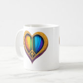 Rainbow Heart Tasse (Vorderseite Links)