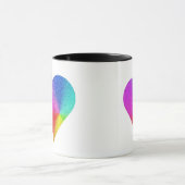 Rainbow Heart Tasse (Zentrum)