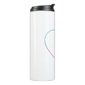 Rainbow heart thermosbecher (Nach links gedreht)