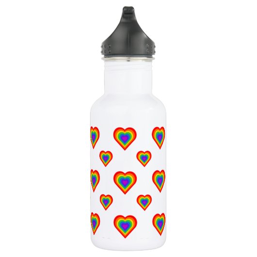 Rainbow Heart Trinkflasche (Rechts)