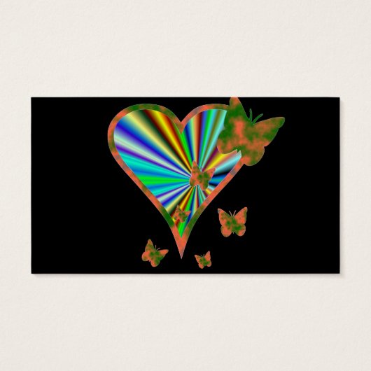 Rainbow Heart und Butterfly (Rückseite)