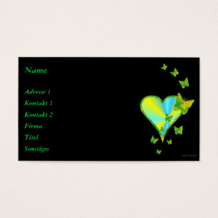 Rainbow Heart und Butterfly