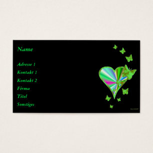 Rainbow Heart und Butterfly