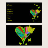 Rainbow Heart und Butterfly (Vorne & Hinten)