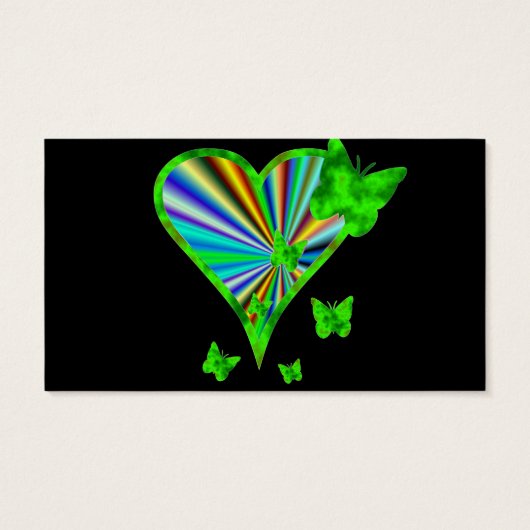 Rainbow Heart und Butterfly (Rückseite)