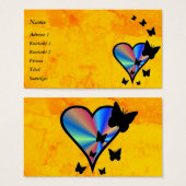 Rainbow Heart und Butterfly (Vorne & Hinten)