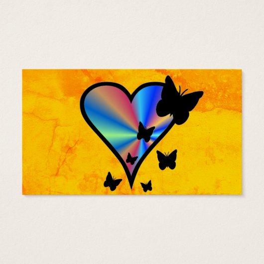 Rainbow Heart und Butterfly (Rückseite)