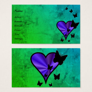 Rainbow Heart und Butterfly