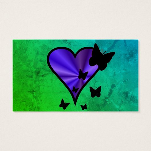 Rainbow Heart und Butterfly (Rückseite)