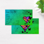 Rainbow Heart und Butterfly (Schreibtisch)