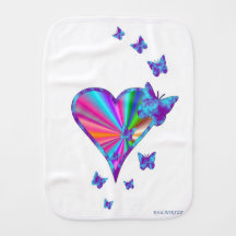 Rainbow Heart und Butterfly