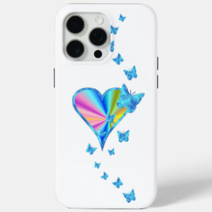 Rainbow Heart und Butterfly Case-Mate iPhone Hülle
