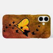 Rainbow Heart und Butterfly Case-Mate iPhone Hülle (Rückseite (Horizontal))