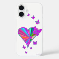 Rainbow Heart und Butterfly