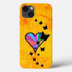 Rainbow Heart und Butterfly Case-Mate iPhone Hülle