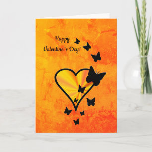 Rainbow Heart und Butterfly Karte