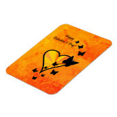 Rainbow Heart und Butterfly Magnet (Linke Seite)