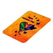 Rainbow Heart und Butterfly Magnet (Linke Seite)