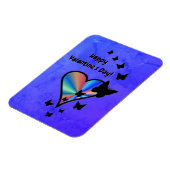 Rainbow Heart und Butterfly Magnet (Linke Seite)