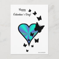 Rainbow Heart und Butterfly