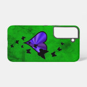 Rainbow Heart und Butterfly Samsung Galaxy Hülle (Rückseite (Horizontal))