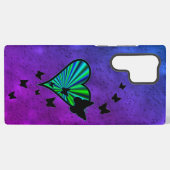 Rainbow Heart und Butterfly Samsung Galaxy Hülle (Rückseite (Horizontal))