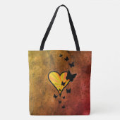Rainbow Heart und Butterfly Tasche (Vorderseite)