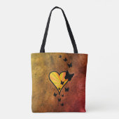 Rainbow Heart und Butterfly Tasche (Rückseite)