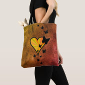 Rainbow Heart und Butterfly Tasche (Von Nahem)
