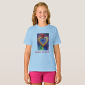 "Rainbow Heart Unity T-Shirt" oder "Heart United R T-Shirt (Vorne ganz)
