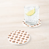 Rainbow Heart Untersetzer (Seite)