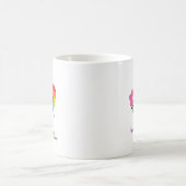 Rainbow Heart Valentinstag Kaffeetasse (Mittel)