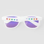 Rainbow Heart Vibes Sunglasses (Rückseite)