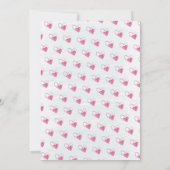 Rainbow Heart Watercolor Wash Gender Reveal Einladung (Rückseite)