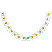 Rainbow Heart Wimpelkette (Alle)