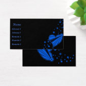 Rainbow Heart with Stars Business Cards (Schreibtisch)