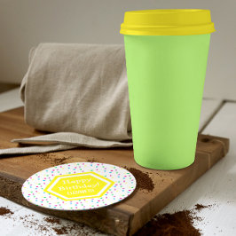 Rainbow Hearts 3. Geburtstag Untersetzer