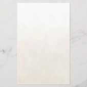 Rainbow Hearts and Rose Brautparty Bingo Flyer (Hinten)