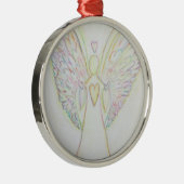 Rainbow Hearts Angel Art Ornament Pendant (Rechts)