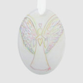 Rainbow Hearts Angel Ornament (Rückseite)
