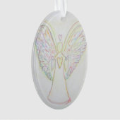 Rainbow Hearts Angel Ornament (Vorderseite)