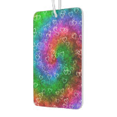 Rainbow Hearts Autolufterfrischer (Links)