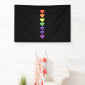 Rainbow hearts banner (InSitu)