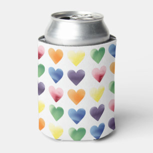 Rainbow Hearts Dosenkühler