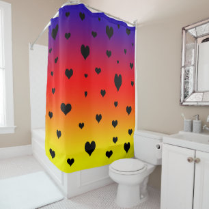 Rainbow Hearts, Duschvorhang
