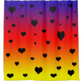 Rainbow Hearts, Duschvorhang (Vorderseite)