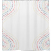 Rainbow Hearts Duschvorhang (Vorderseite)