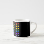 Rainbow Hearts Espressotasse (Rechts)